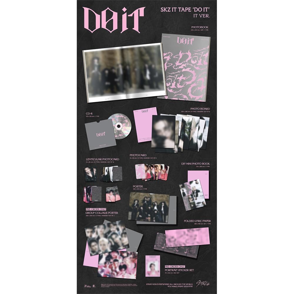 DO+IT VER. SET) STRAYKIDS - SKZ IT TAPE [DO IT] : Amazon.ca: Home