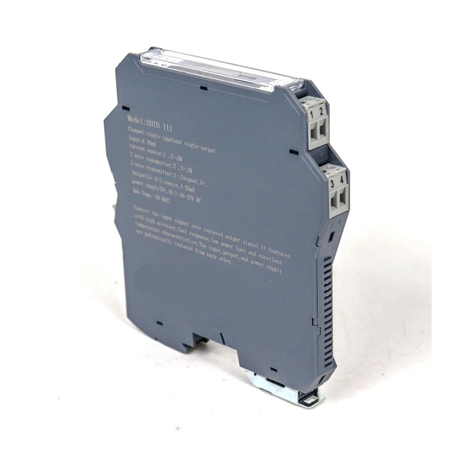Isolateur de signal 420 mA haute précision avec alimentation 220V robuste