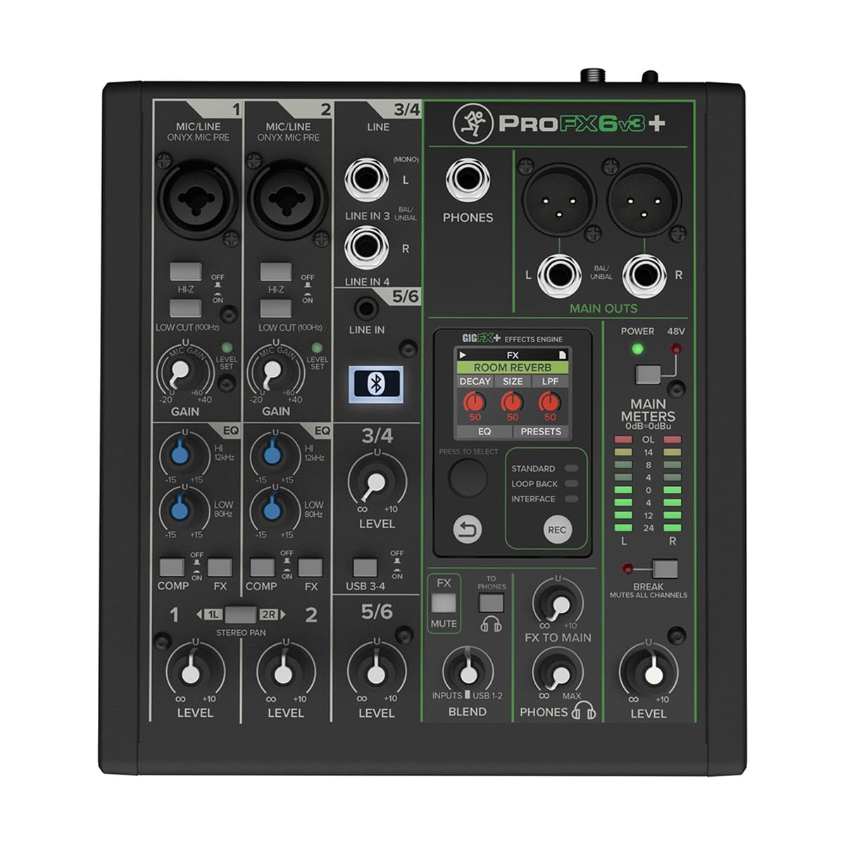 Amazon.co.jp: Mackie ProFX6v3+ 6チャンネルプロフェッショナル