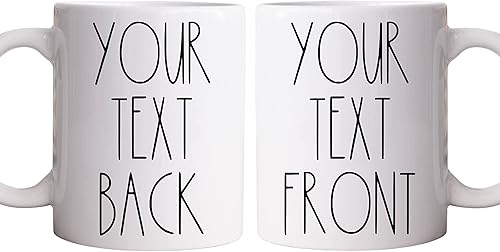 Miniatura 2 de YOUR CUSTOM TEXT Ceramic Mug - 11oz Personalized Mug