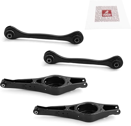 Metrix Premium 4 piezas LR trasero inferior delantero y LR trasero inferior trasero trasero RK642013, RK642309 compatible con Audi A3, A3 Quattro,