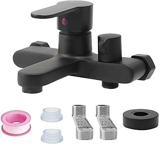 Comprar Grifo de bañera montado en la pared, grifo mezclador monomando para ducha y bañera G1/2 salida grifo mezclador de baño