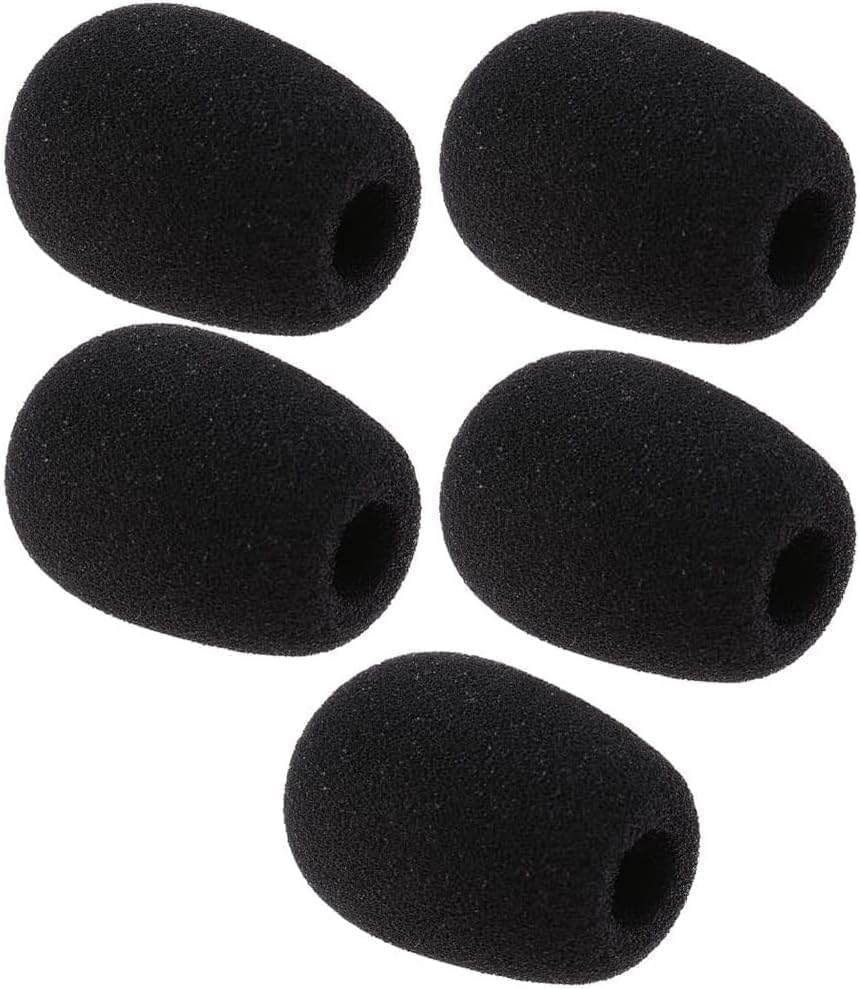Miniatura 3 de Paquete de 5 parabrisas de espuma profesional para Shure CVG18-BC, filtro de micrófono de grado de estudio para micrófonos de condensador de cuello