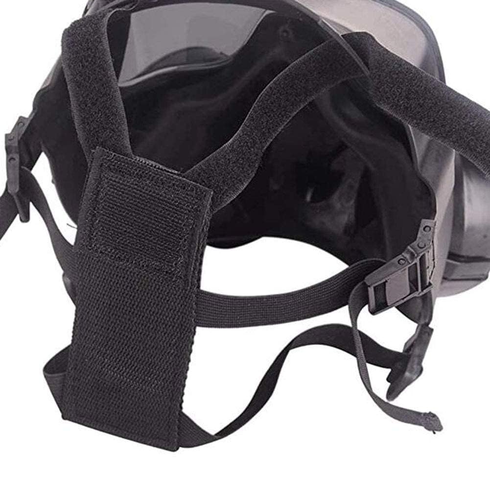 Masque intégral M50 ventilé pour la sécurité publique - Protection avec boîte filtrante - Sécurité réutilisable pour les amateurs militaires