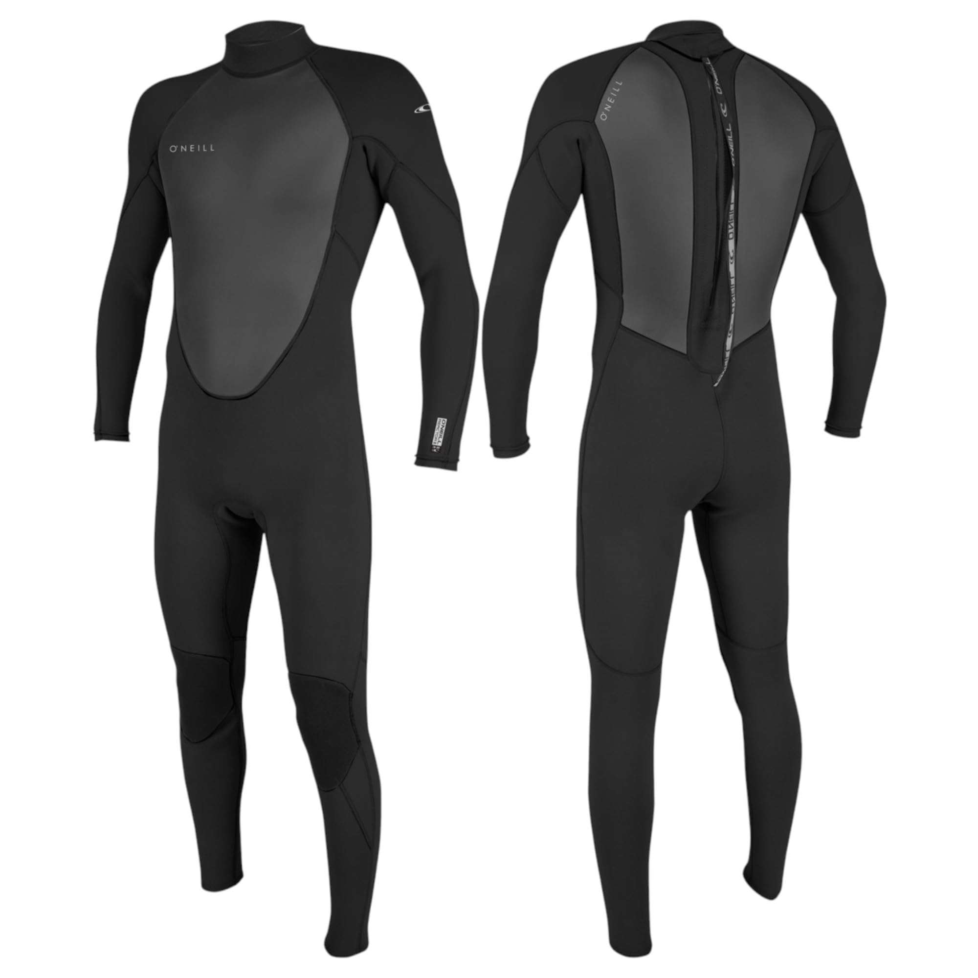 O'NEILL 2026 Mens Reactor-2 3/2mm Back Zip Wetsuit - Black/Black โ image 1