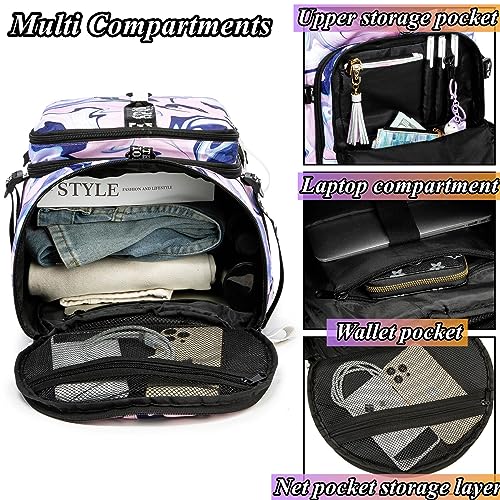 Image of Gym Duffle Bag Backpack,4‑Way Waterproof with Shoe Compartment Travel Hiking Laptop