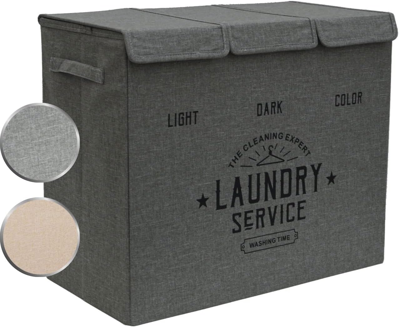 4 FANTASIE] SCATOLA PORTA BIANCHERIA 40x50x25 Cm CONTENITORE PER ARMADIO - 2502 - Foto 8