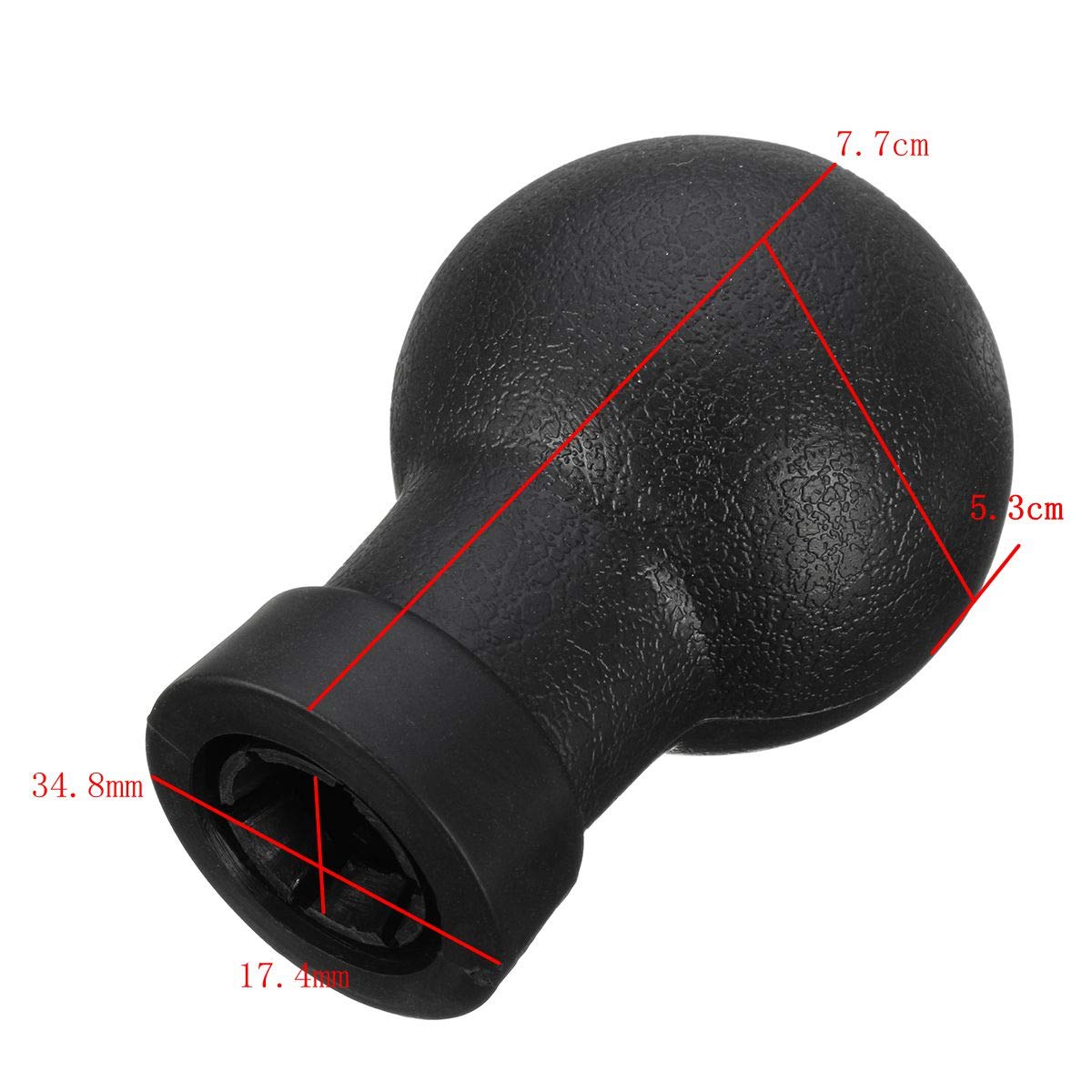 Universele Handmatige Versnellingspookknop Met Lederen Hoes En Aluminium Afwerking – Compatibel Met 5-versnellingsbakken, Geschikt Voor O.a. Suzuki Swift 2007-2023 – Inzetstukken 8/10/12 Mm