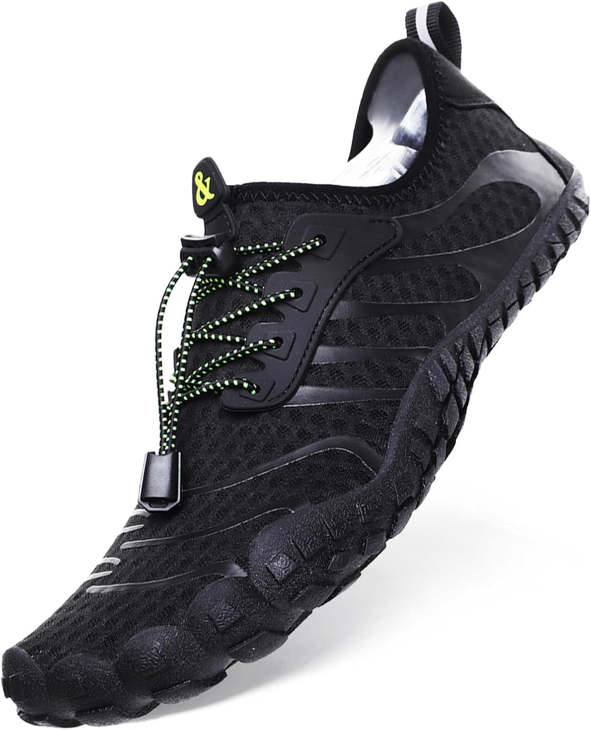 TMEOG Chaussures Aquatiques Homme Femme Chaussure de Plage Chaussures d’eau Chausson Piscine Water Barefoot Footwear Chaussures Minimalistes pour Mer Riviere Sport Path 36-45EU