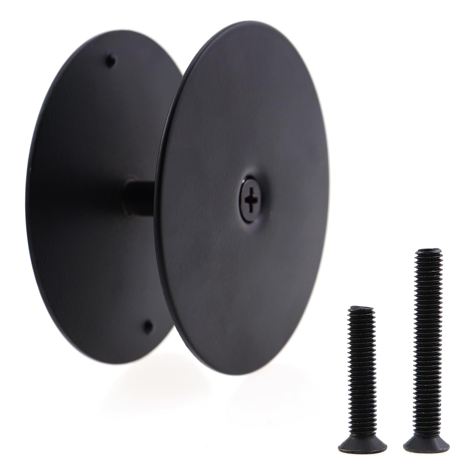 CChiai 66mm Door Handle Cover Door Hole Cover Solid Steel Cam Cover Door Handle Hole Filler Plate Reinforcing Lock and Door for Home Security