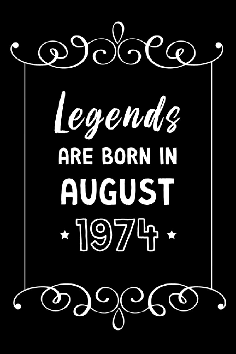 Legends Are Born in August 1974: Birthday Gift For Men and Women Born in The 70s Turning 47