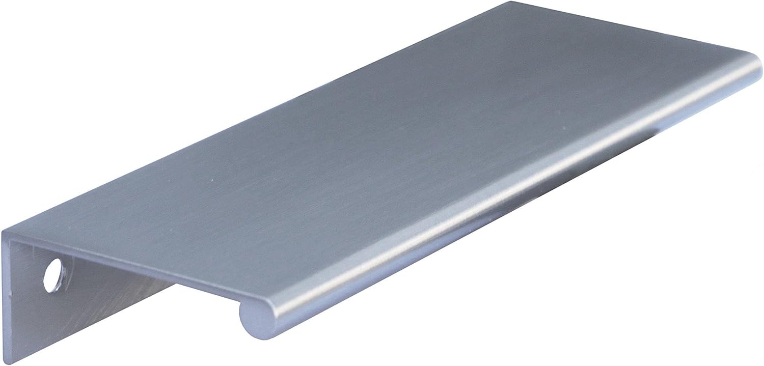 H-201-128 Edge Pulls (5") in Satin Nickel-10 Packs
