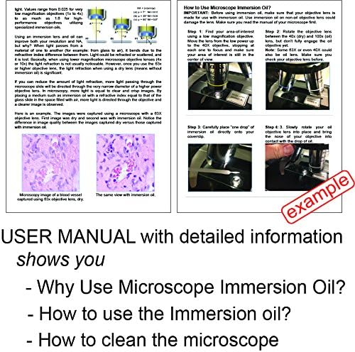 Microscope Immersion Oil, Type A, 1/2 Oz (15 mL) in an Easy-to-Use Amber Glass Dropper Bottle - Image 2