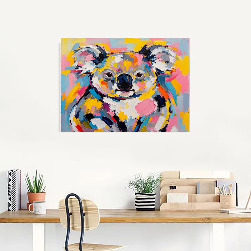 5D Diamond Painting Kit Completo Koala Quadri con Perline 120x90cm J-Y2567