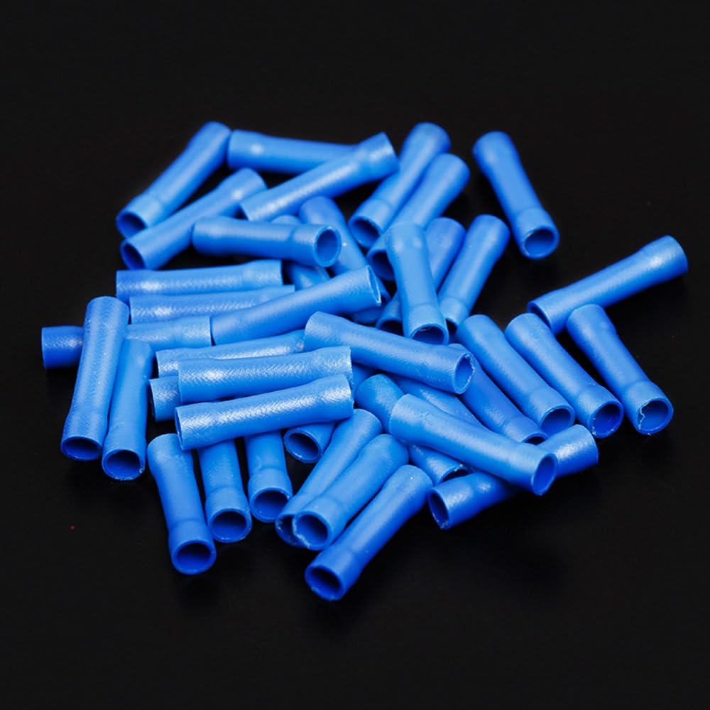 100 conectores de empalme aislados for cables eléctricos, terminales de crimpado, surtidos, 22-18, 16-14, 12-10