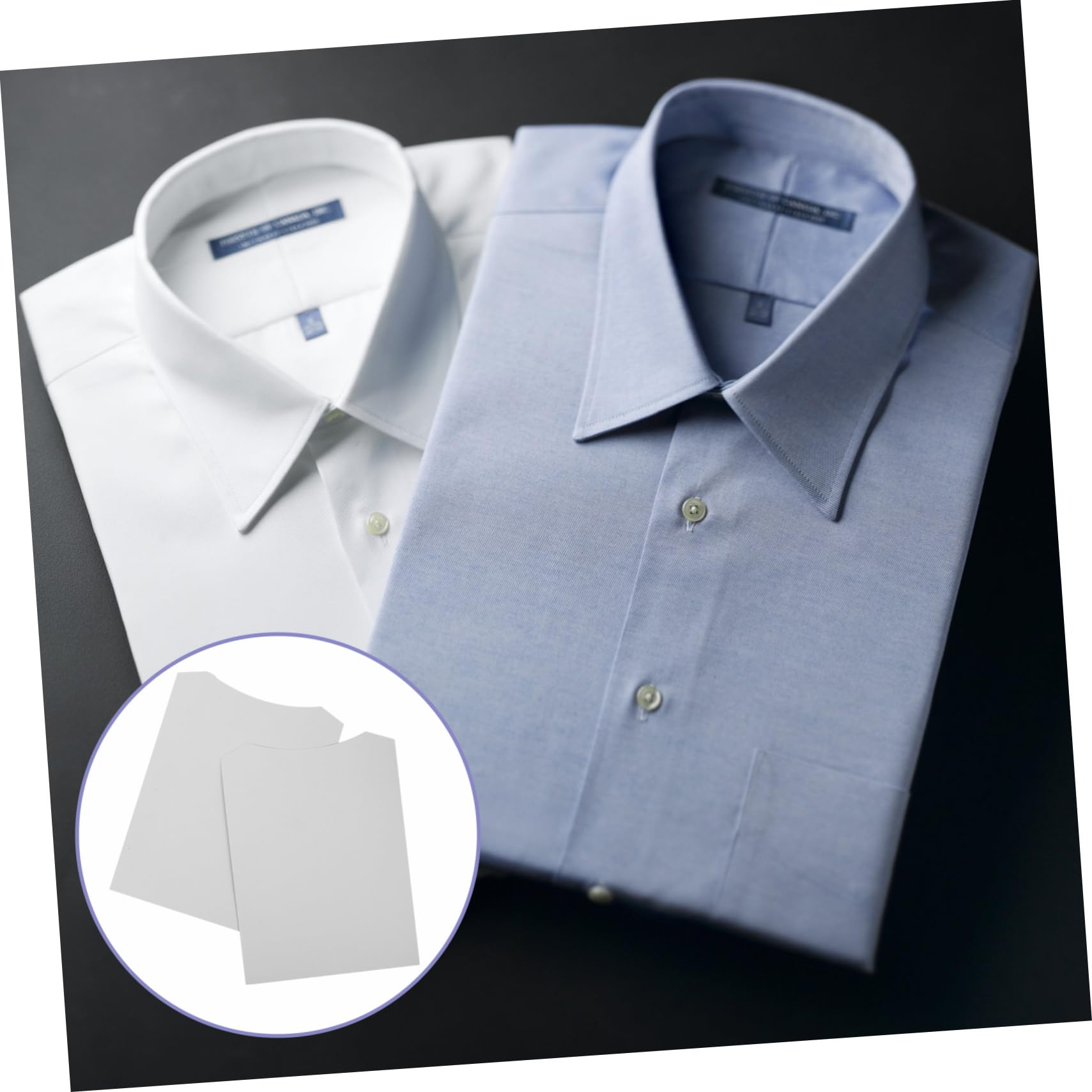 Anneome 10 Piezas Cartón para embalaje prendas vestir. tablero carpeta camisa tablero plegable camiseta organizadores armarios organizador para armarios camisas blusa ropa