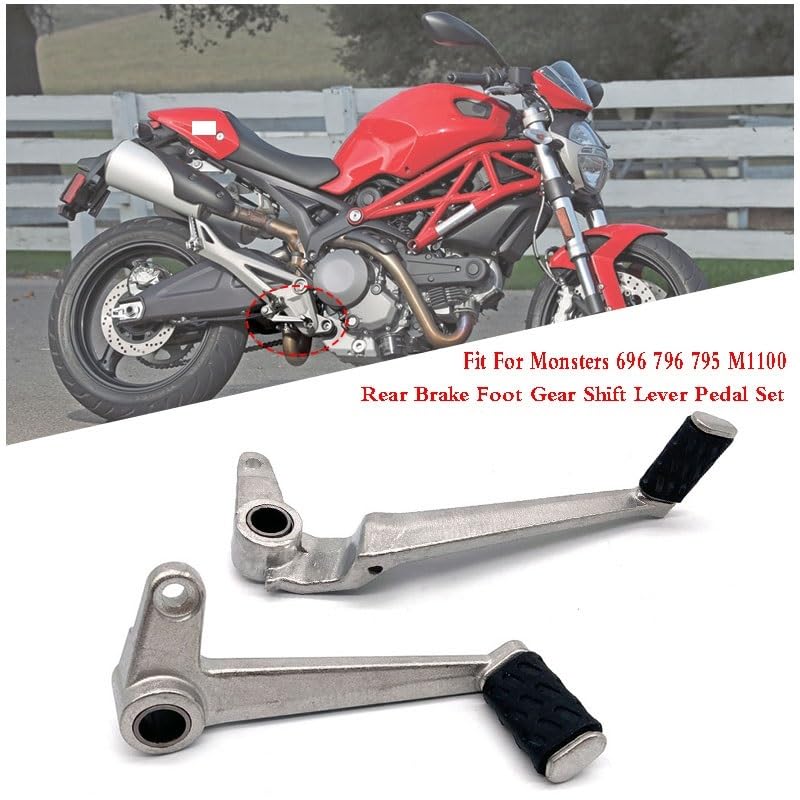 Levier de changement de vitesse alu pour remplacer commande Ducati - 2
