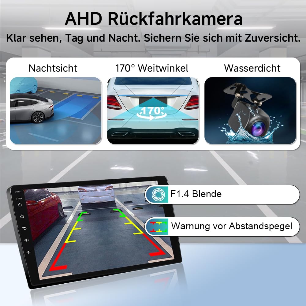 Autoradio 10.1 pollici per Mercedes Benz Sprinter W907 2019‑2023 | Android 15, 4+64GB, Stereo Touchscreen, Wireless CarPlay Android Auto, Bluetooth 5.4, GPS Navigatore, WiFi 6.0, USB, DSP