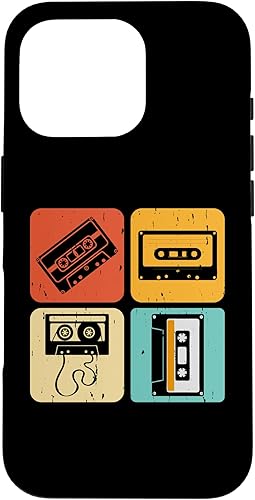 Miniatura 37 de Cassette Tape Music 70s 80s 90s Retro Playlist Case for iPhone 16 Pro Max