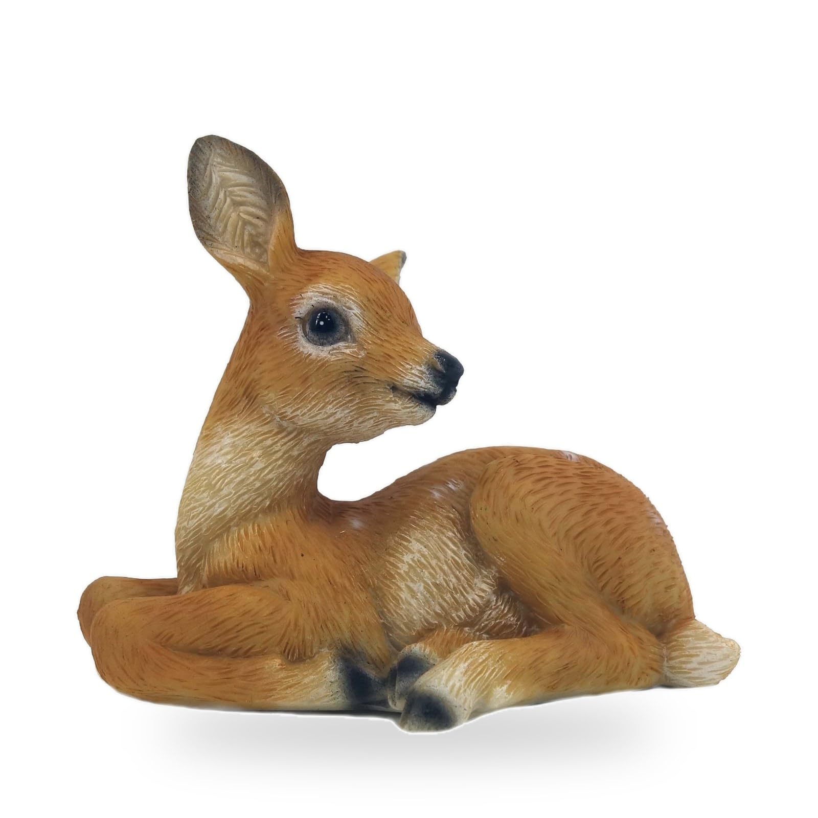 Cornelißen Polyresin Animal Figurine Deer, Length 7.5 cm