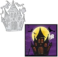 Vista 7 de Juego de troqueles de momia de Halloween para hacer tarjetas, juegos de troqueles de corte de murciélagos de Halloween, 31 de octubre, plantillas