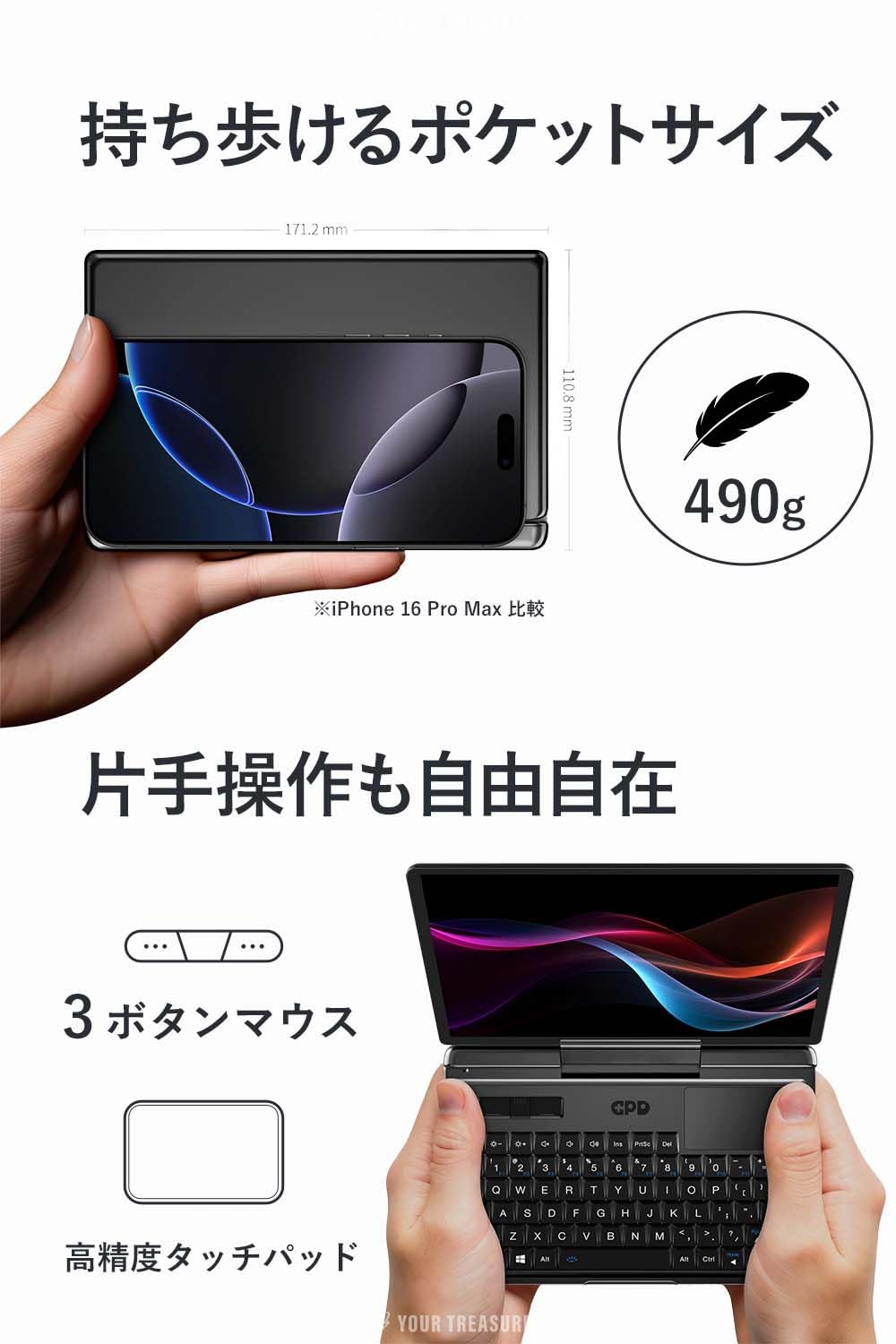 Amazon.co.jp: 【日本人運営の正規代理店】GPD MicroPC2 7インチ