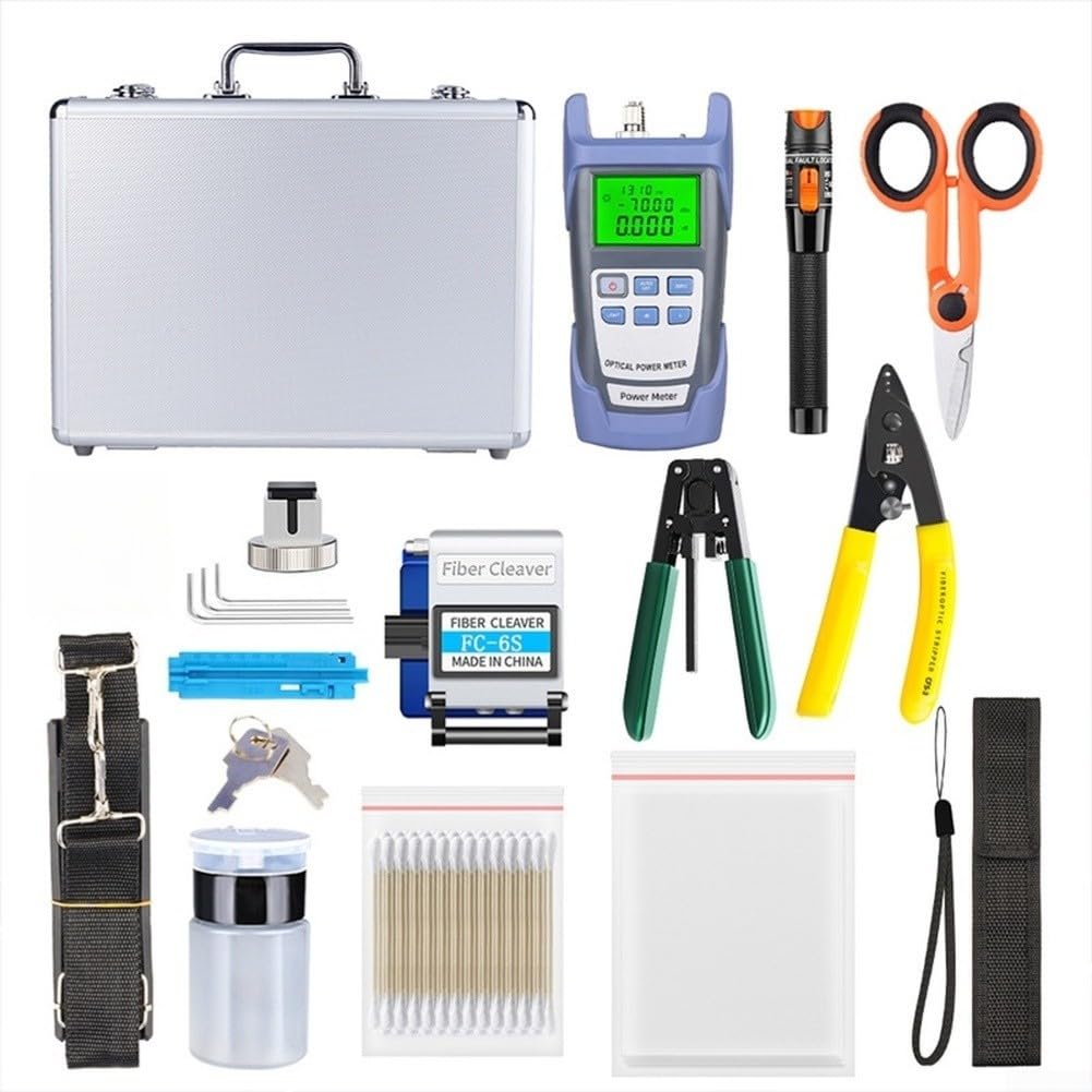 Kit Outil pour fibre pour optique 20 avec Cliveuse et Testeur