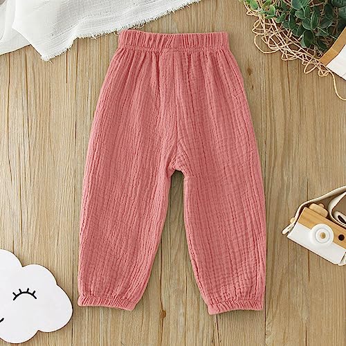 Boys Pants Comfortable Trendy Loose Trousers for Active Kids Stylish Solid Color Apparel for Spring Summer Season2