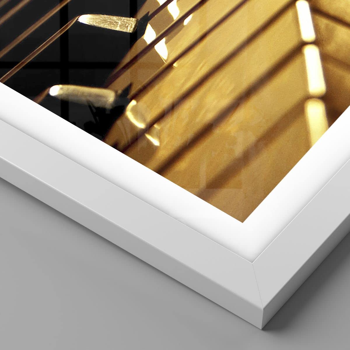 ARTTOR Poster 50x50 cm Wandbild Kunstdruck Musik - 2200 - P2W | Klavier Konzert Wandposter mit weißem Rahmen Wohnzimmer Schlafzimmer Küche Büro mit weißem Rahmen Wanddeko Kunstposter ARTTOR