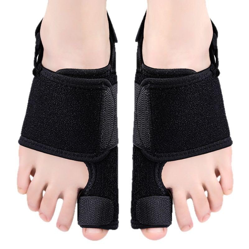Souvik Corrector de Juanetes Nocturno y Día 1 Par de Separadores Ajustables para Juanetes Alivio del Dolor Hallux Valgus Corrector de Juanetes para Mujer y Hombre Ortesis de Pie Ajustable