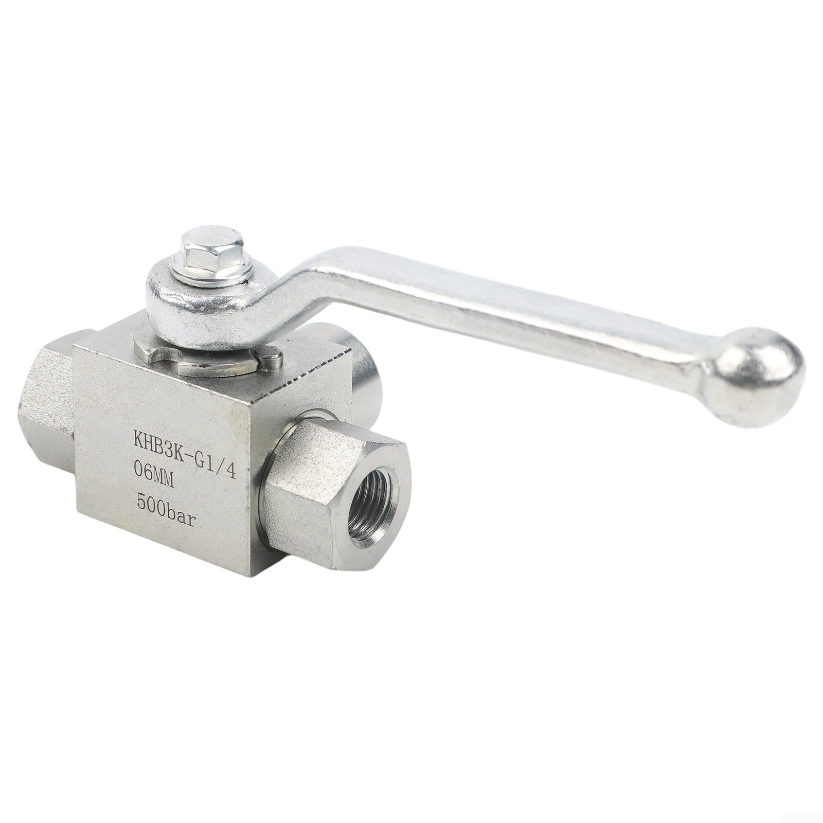 Robinet hydraulique 3 voies manuel pour circuits de lavage et machines agricoles