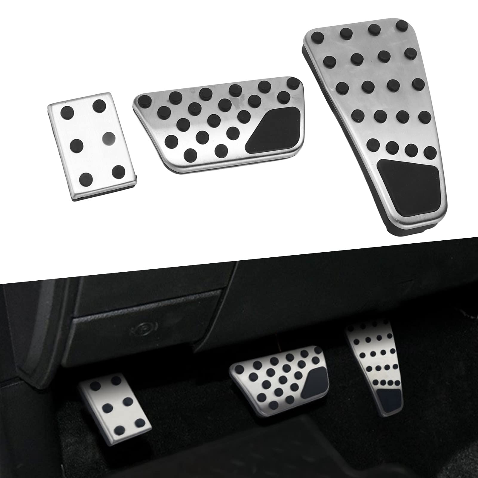 TKSE Pédale D'accélérateur Frein Repose-pieds Antidérapant Remplacement Pour Dodge Ram 1500 Classic 2500 3500 4500 5500 09-19