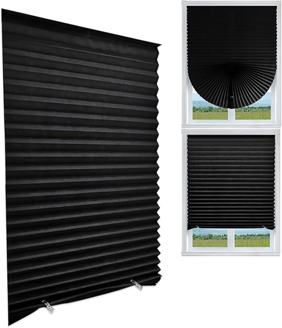 Temporary Blinds For Windows, No Drill Blinds Self Adhesive Blinds