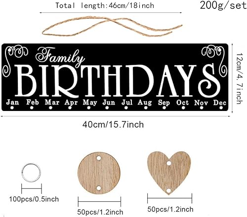 Miniatura 3 de Placa de madera colgante calendario colgante tablero colgante de madera tablero de recordatorio Home Deocr Calendario de madera para colgar colgante