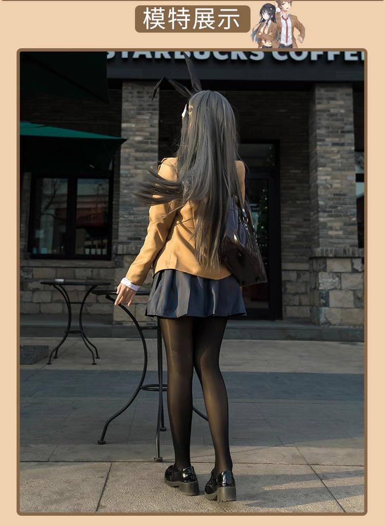 ♡ 青春ブタ野郎 桜島麻衣 大学生 コスプレ 衣装 高品質 ♡ Amazon.co.jp: 青春ブタ野郎 桜島麻衣 さくらじま まい コスプレ