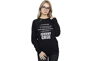 Johnny Cash Cash Only Women's Folsom Concert Sweatshirt