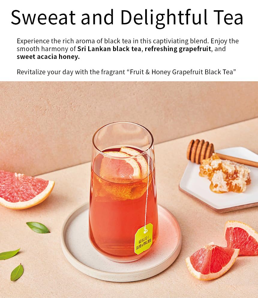 Amazon.com : Damtuh Grapefruit Honey Black Tea – Fruity & Sweet