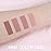 5 Colors Matte Pink Eyeshadow Makeup Palette, Nude Pink Rose Mauve Brown Cocoa Neutral Matte Cream Mini Eye Shadow Palette Makeup for Older Women Blue Green Eye, Blush Contour Palettes sombras de ojos