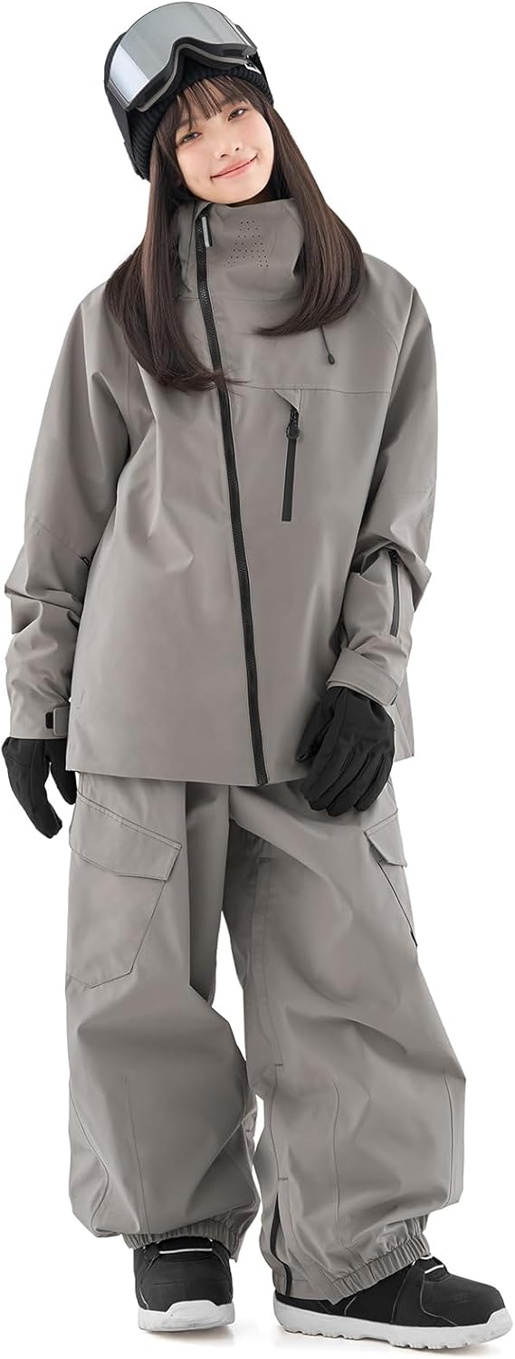 Amazon.co.jp: [アクレイス] スキーウェア レディース 上下セット