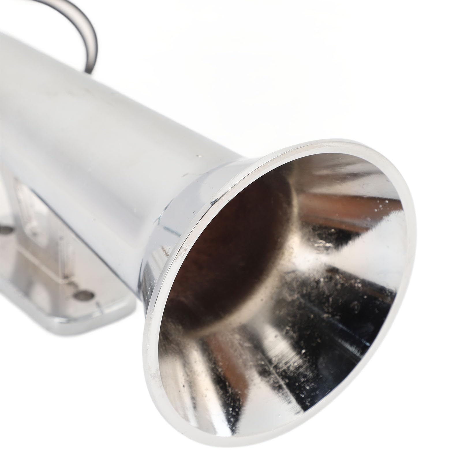 Tromba d'aria forte universale da 150 dB, fischio del treno in metallo in acciaio inossidabile argento per 12V 24V DC auto camion SUV moto barca yacht RV Bus