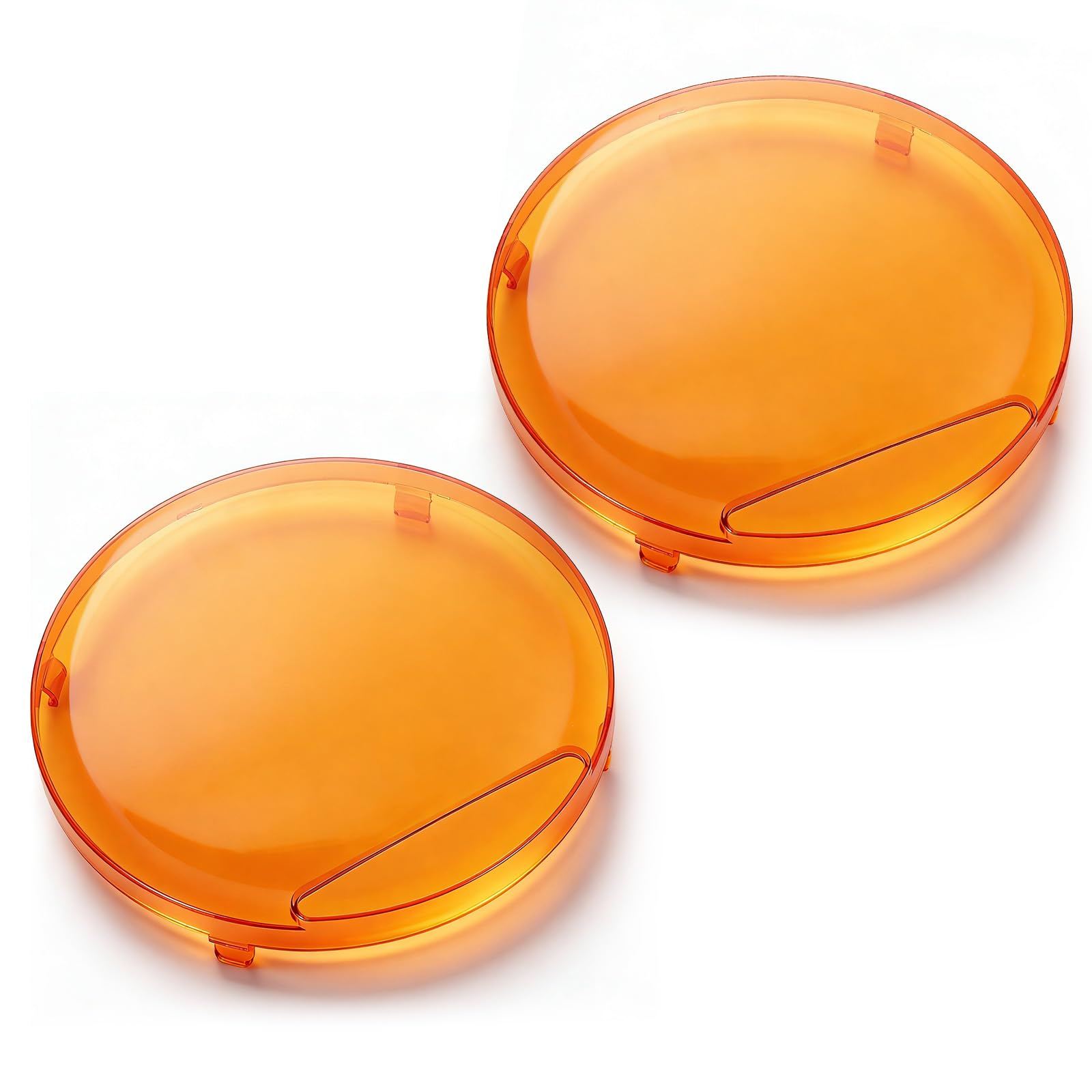 Photo 1 of Auxbeam 9-Inch Deep Amber Driving Light Covers (2-Pack)