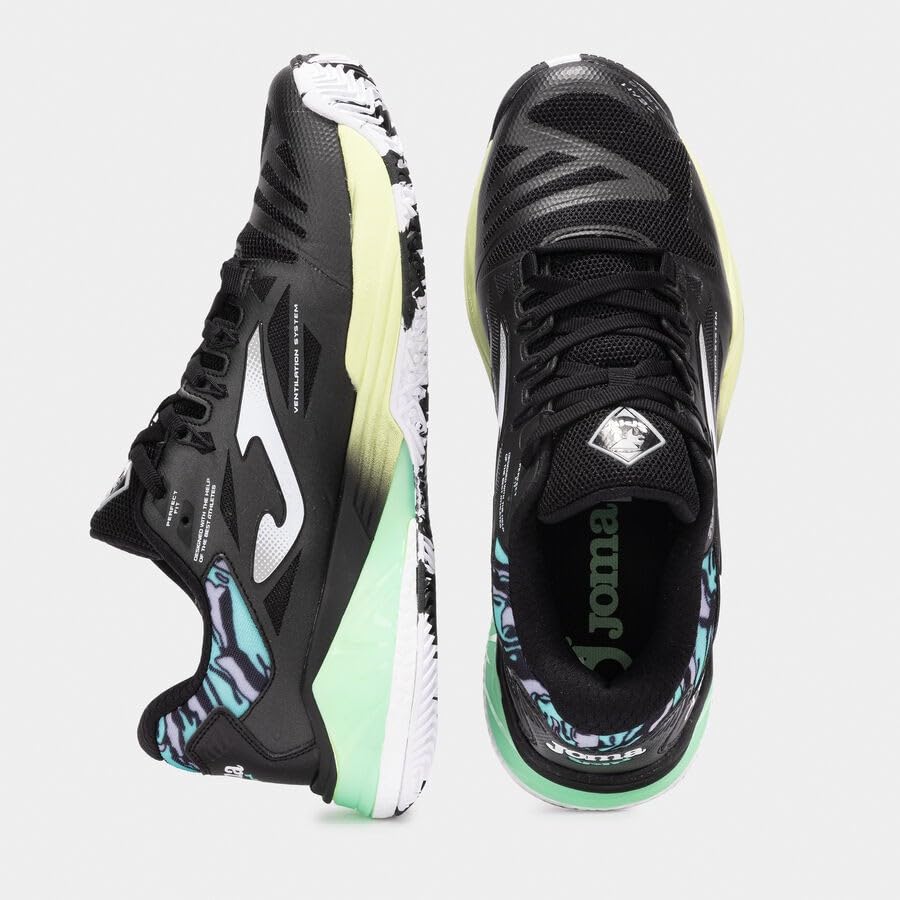 Joma SPIN 2501 Hombre Negro Tenis/Padel