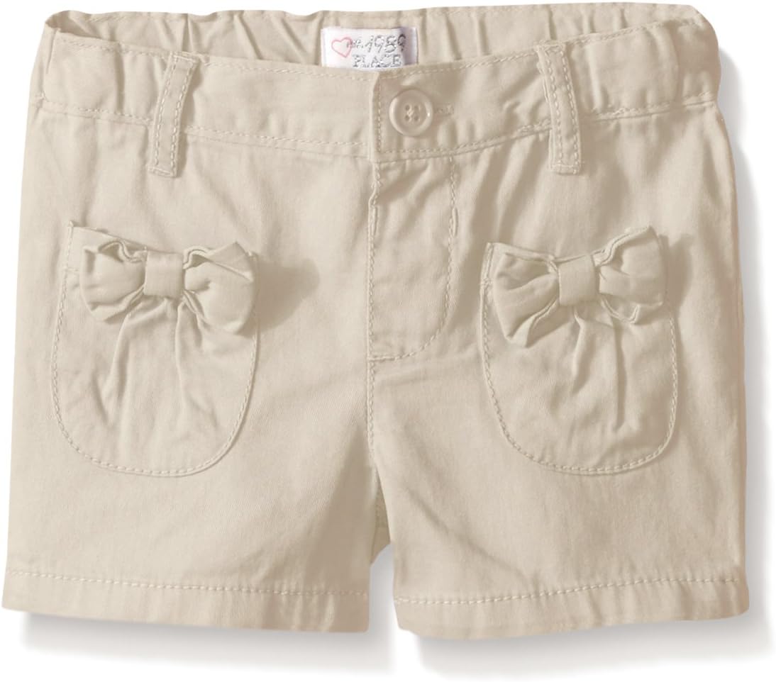 The Children's Place Little Girls' Bow Pocket Shorts