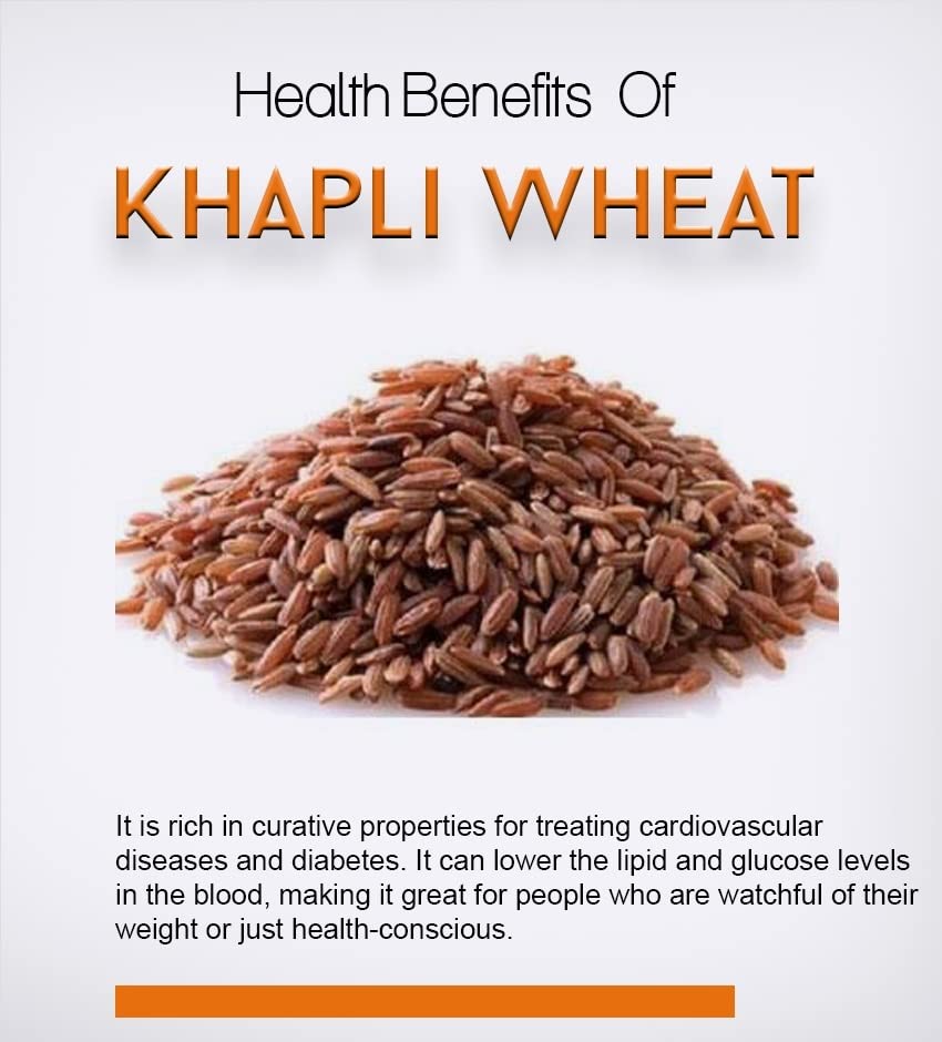 Image of Eywa Seeds & Exports Pvt Ltd Organic Khapli Wheat Flours (5 kgs) For Eating And Cookings | Khapli Gehu Atta |High Dietary Fiber For Easy Digestion Produce Of India From Organic Farms By EYWA