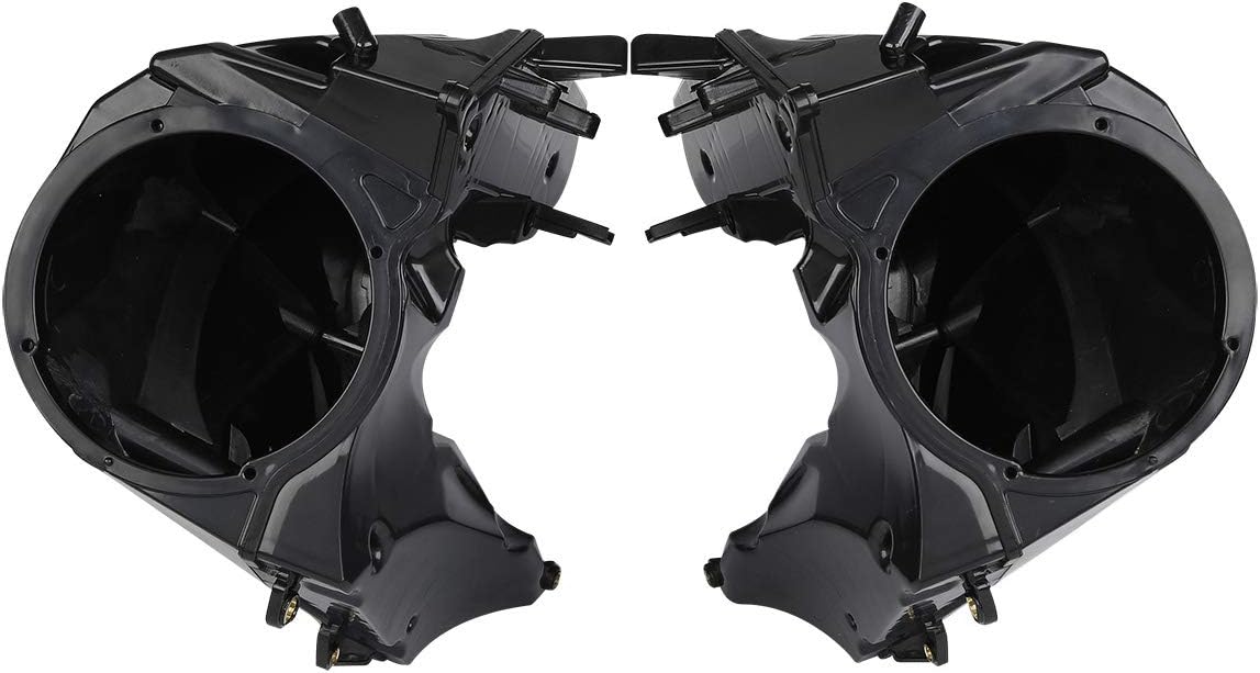 TCT-MOTORPARTS Inner Fairing Speakers Boxes Covers For Harley Touring Road Glide Special FLTRX FLTRU 2015-2023 Unfinished ABS