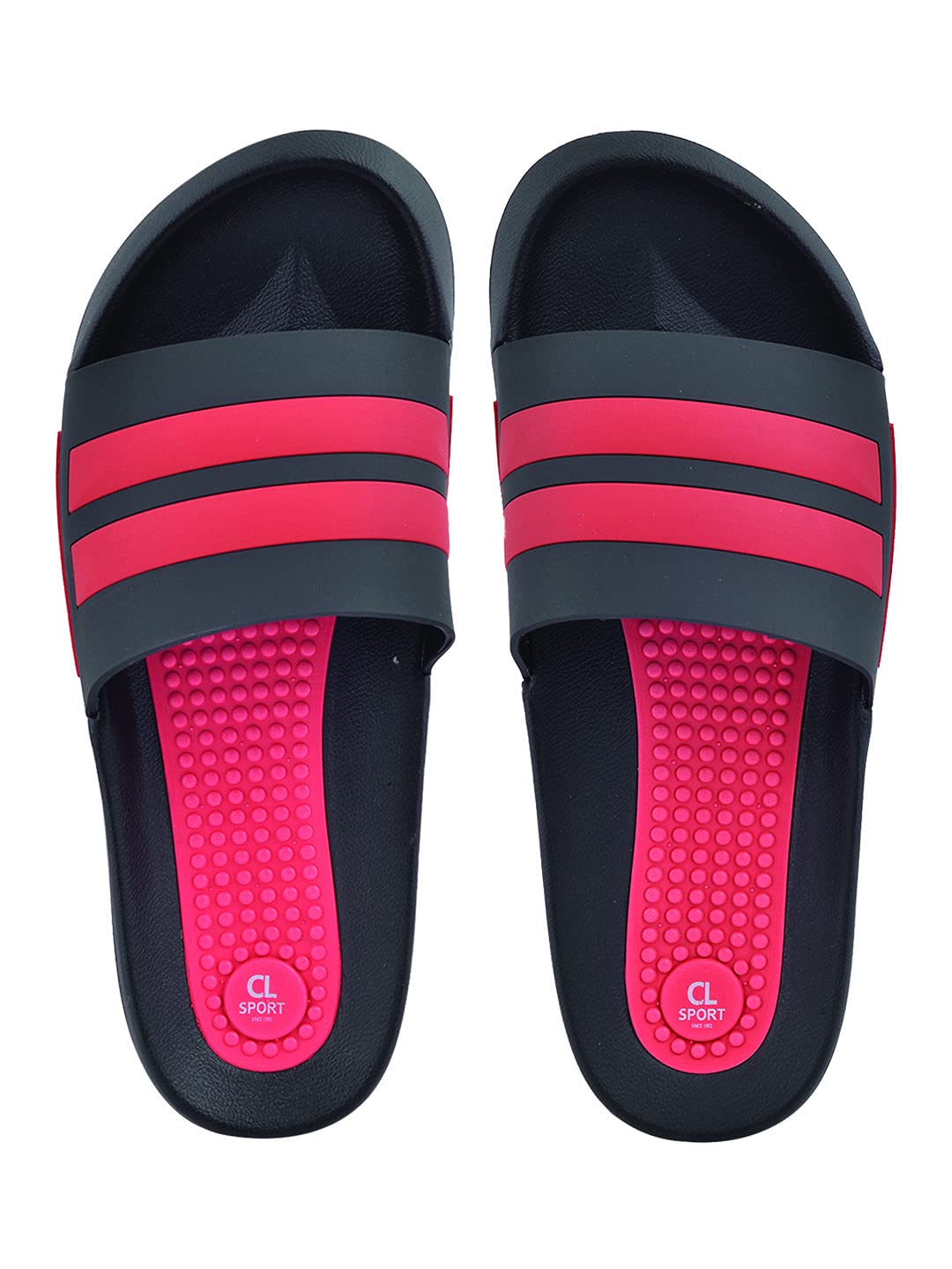 Carlton London Sports MenS Black-Red Slipper - 8 Uk (B097P7WGC3) Amazon Price History, Amazon Price Tracker