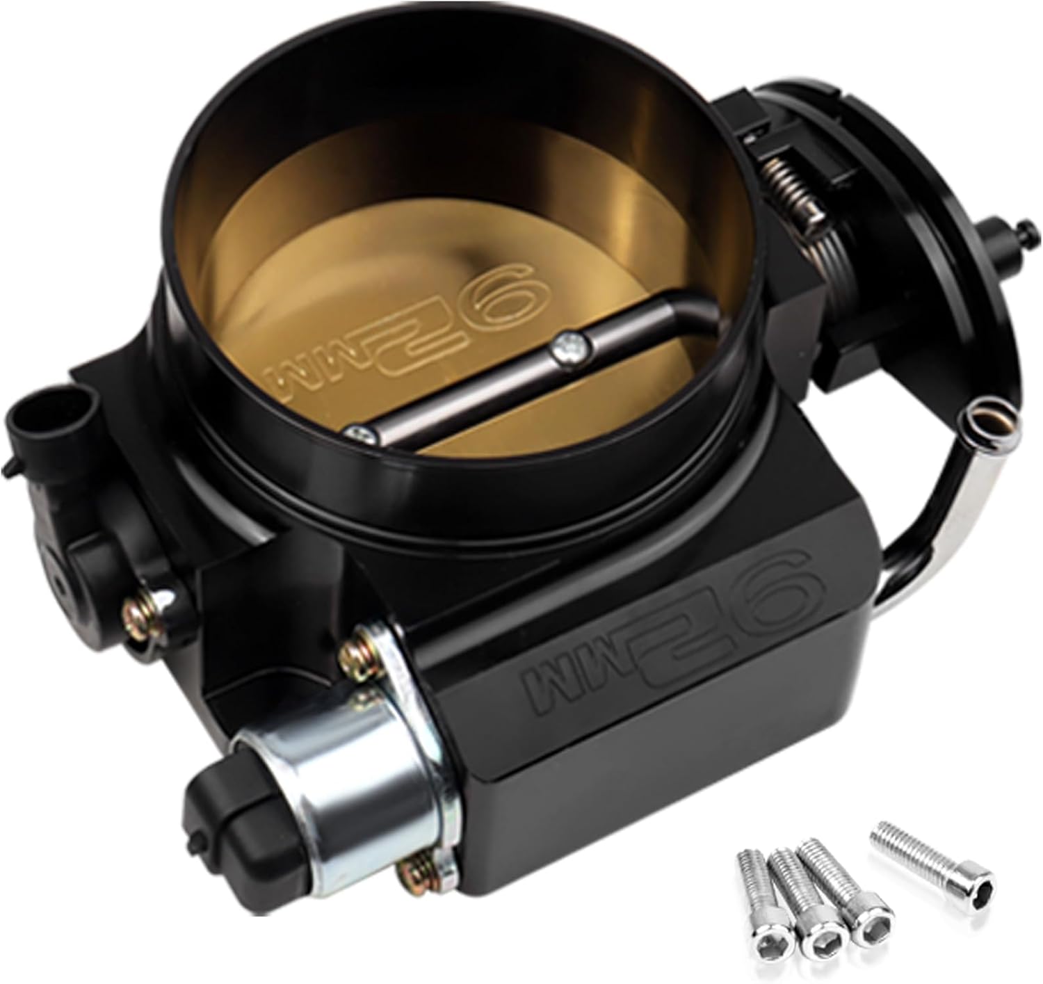 LS1 Throttle Body 92mm 92mm Throttle Body With TPS & IAC Sensor - Direct Replacement For LSX, LS1, LS2, LS7 Engines (Aluminum, Silver) High Performance Throttle Body Aluminum - Foto 12