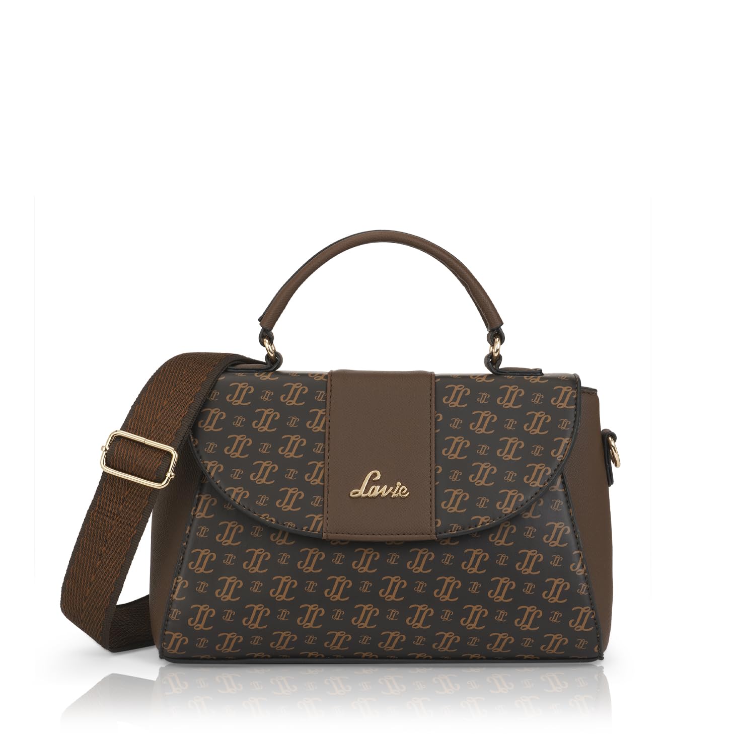 Women's Mono Beech Flap Satchel Bag | Satchel Handbag for Work | Ladies Purse | Stylish Shoulder Bag | Gift for Women-image-45