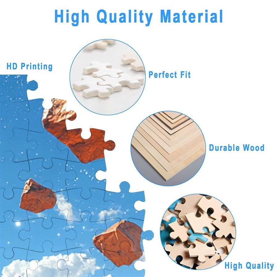 Puzzle 1500 Piezas Montaña para Adultos, Puzzle Paisajes de Madera con Caja Regalo para Adultos, Rompecabezas Desafiante para Toda la Familia, Rompecabezas para Regalo Mujer, Regalo Hombre, -5727