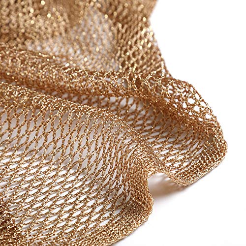 Women’s Swimsuit Cover Up for Beach Pool Sparkle Glitter Crochet Mesh Swimwear Crochet Dress4